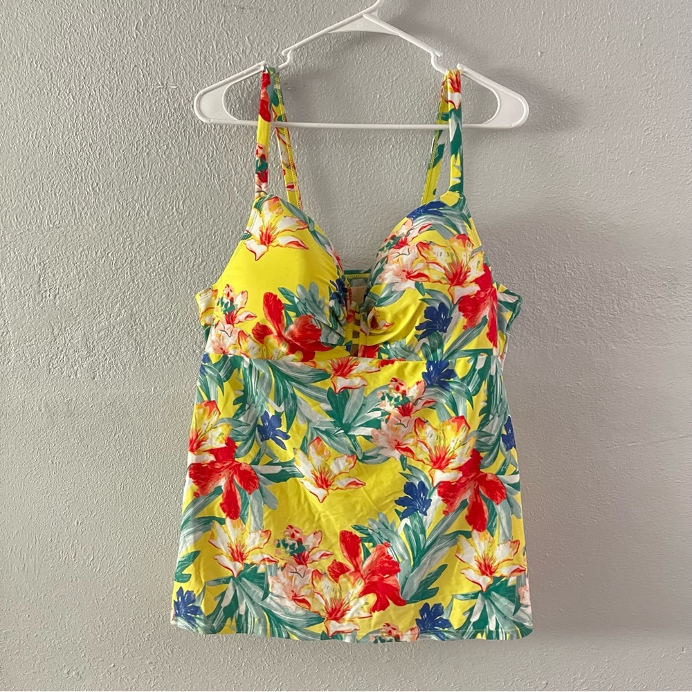 Cacique Lane Bryant Swim Tankini Top Plus Size
